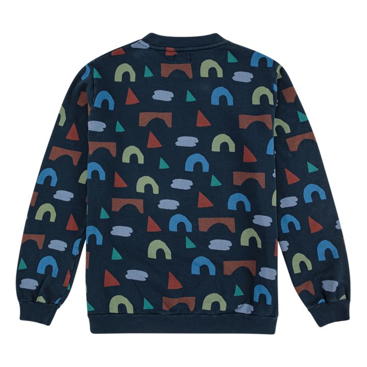 Playful Organic Cotton Sweatshirt - Adult Collection | Azul Marino- Imagen del producto n°11