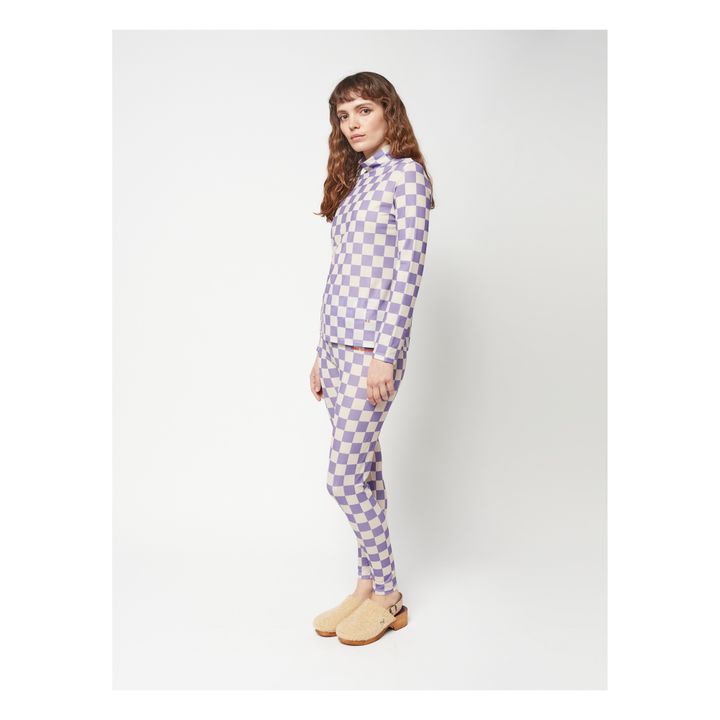 Fun Capsule Checked Turtleneck - Women’s Collection | Malva- Imagen del producto n°3