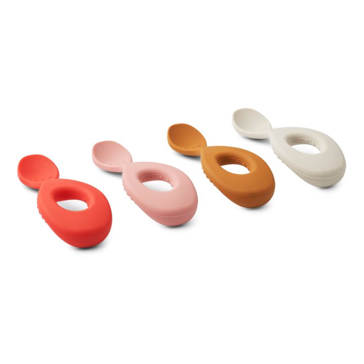 Liva Silicone Spoons - Set of 4 | Rojo- Imagen del producto n°1