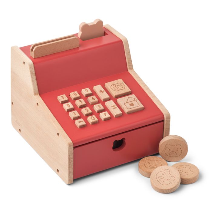 Wooden Cash Register | Rosso- Immagine del prodotto n°0