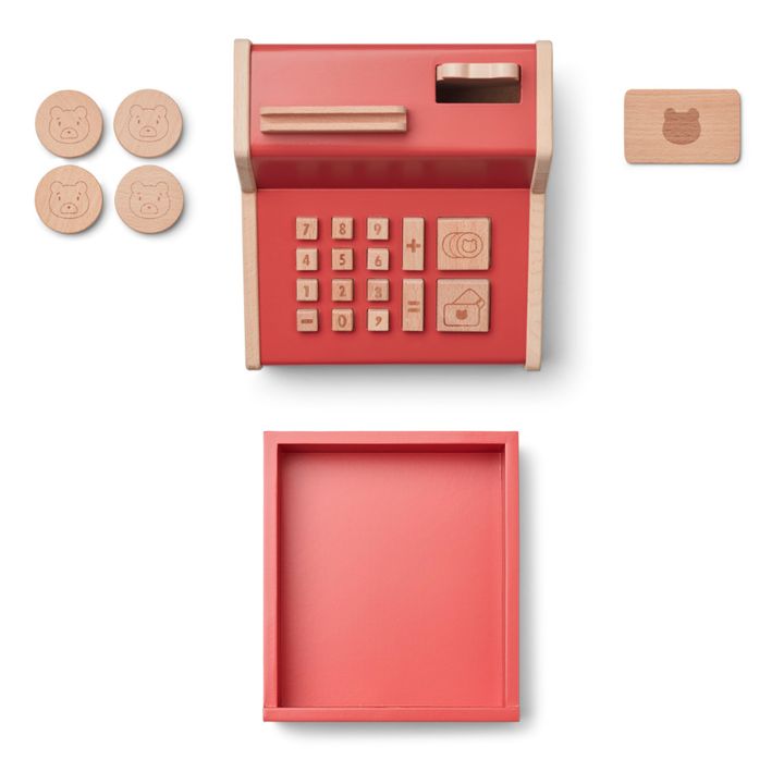 Wooden Cash Register | Rosso- Immagine del prodotto n°1