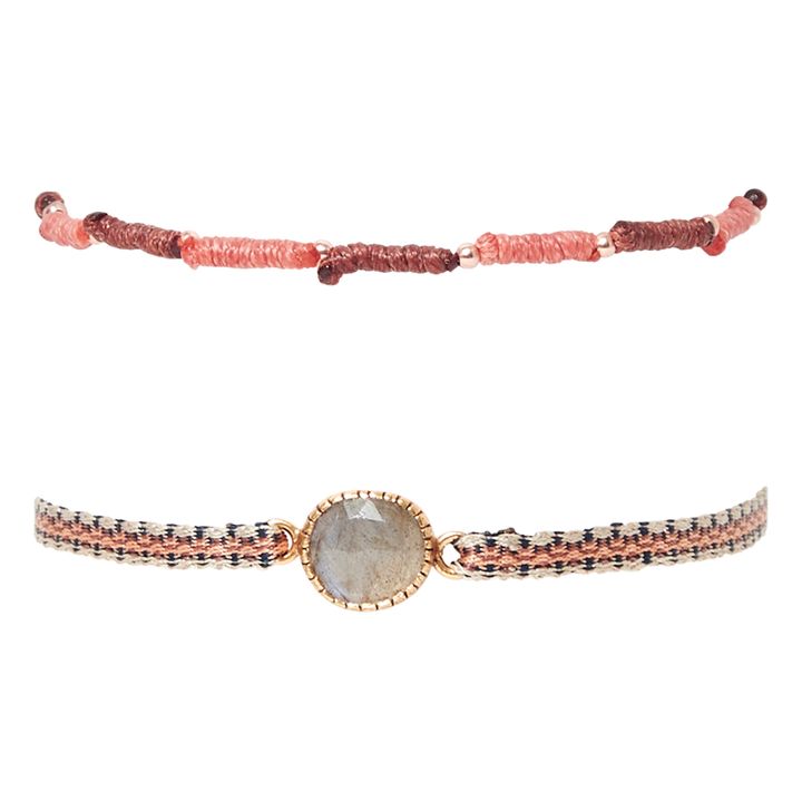 Exclusivité Guanabana x Alma Deia - Set de 2 Bracelets - Blush | Blush- Image produit n°0