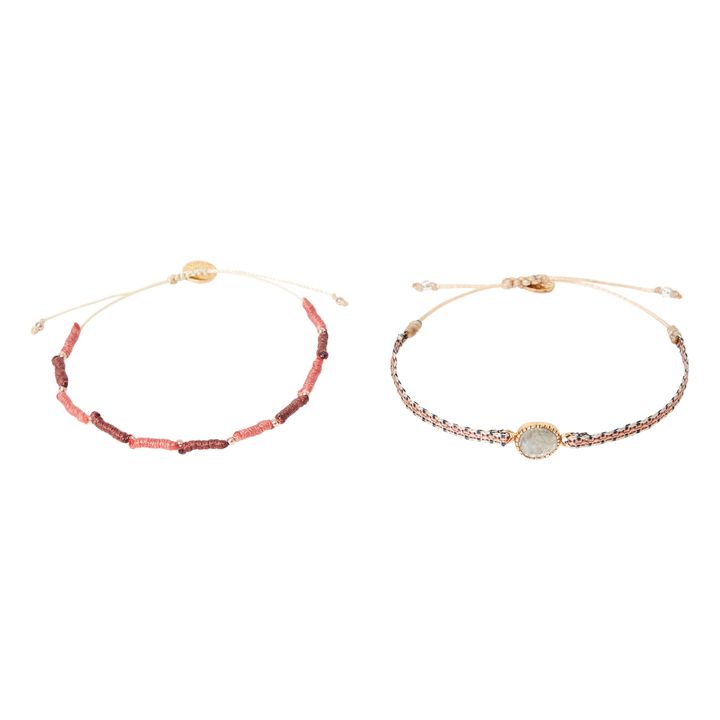 Exclusivité Guanabana x Alma Deia - Set de 2 Bracelets - Blush | Blush- Image produit n°1
