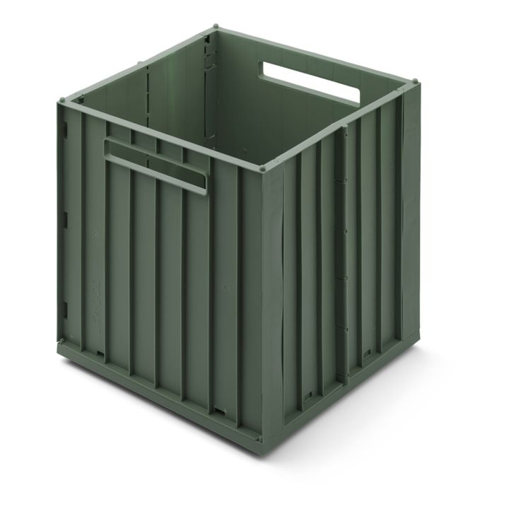 Elijah Storage Box and Lid | Dark green- Product image n°1