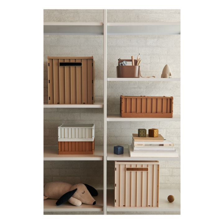 Cagette pliable Weston-set de 2 Marron- Image produit n°1