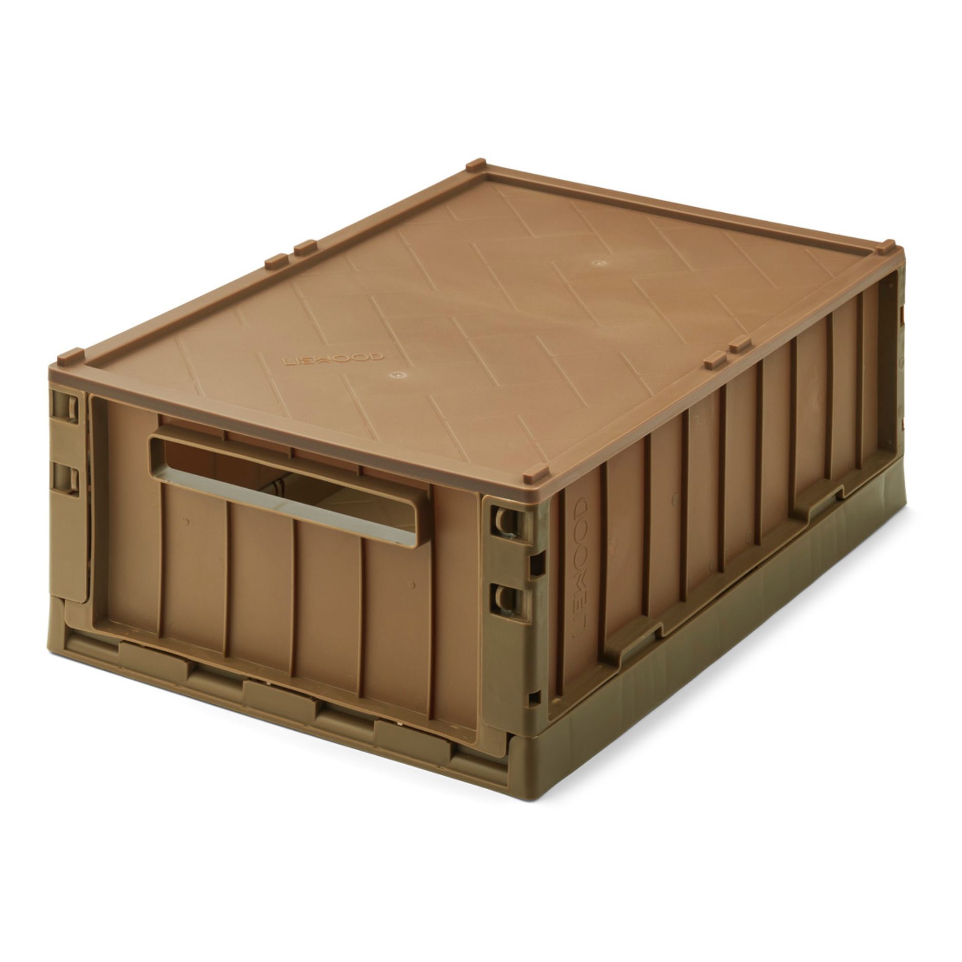 Weston Collapsible Storage Crate with Lid Marrón- Imagen del producto n°0