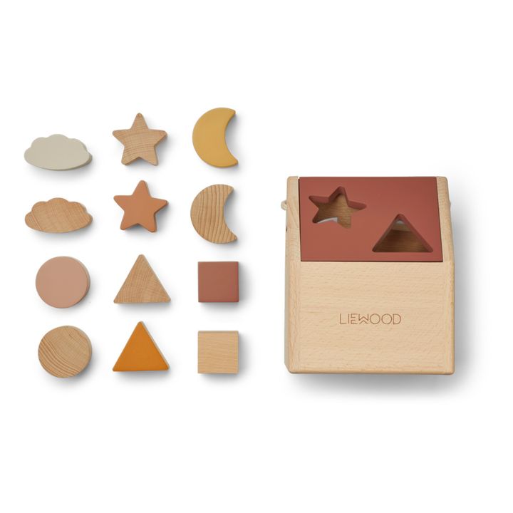 Ludwig Wooden Shape Sorting Game | Rosa- Produktbild Nr. 1