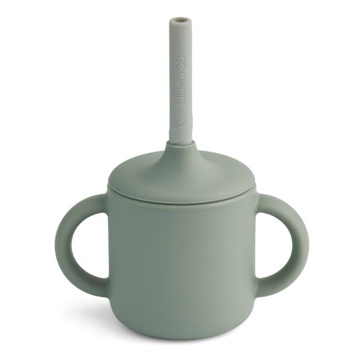 Cameron Silicone Learning Cup and Straw | Grün- Produktbild Nr. 0