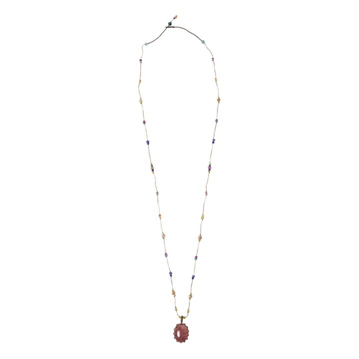 Collier Court Tibetan Strawberry Pink | Tabac- Image produit n°1