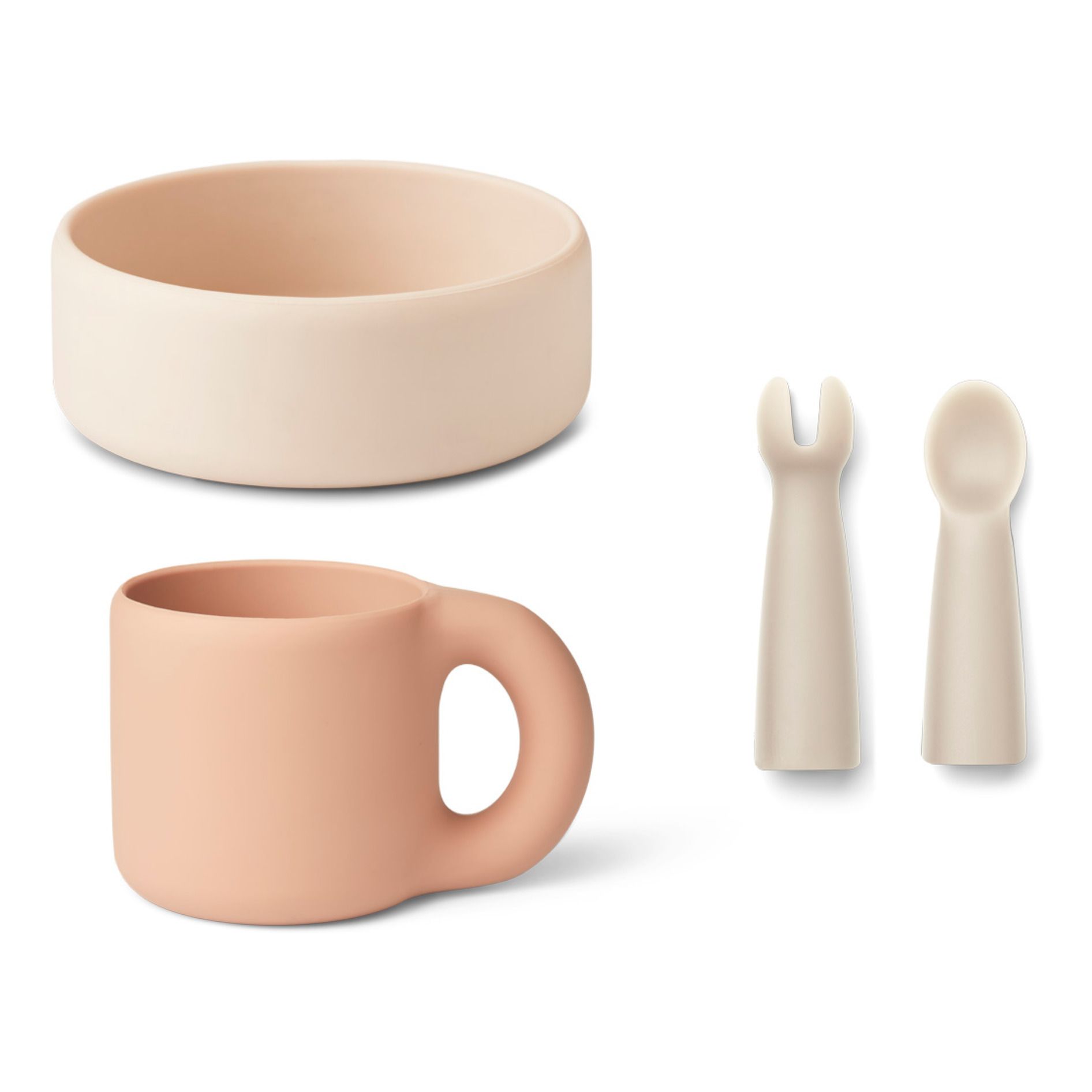 Set de vaisselle Lise- set de 4 Rose- Image produit n°0