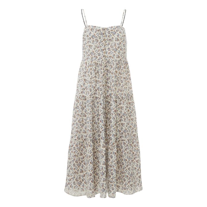 Vestido Largo Floral - Colección Mujer - Azul- Imagen del producto n°0