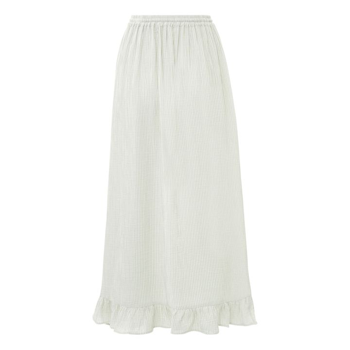 Falda Midi de rayas - Colección Mujer - Azul- Imagen del producto n°2