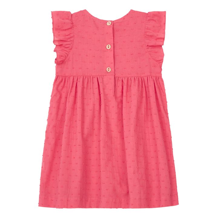 Robe Points Suisses | Rose fuschia- Image produit n°2