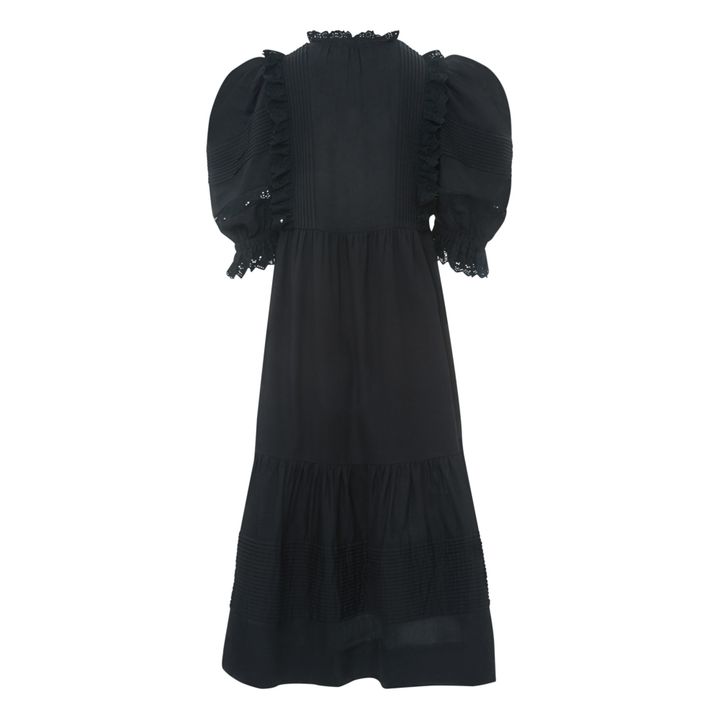 Kiara Balloon Sleeve Dress Nero- Immagine del prodotto n°4
