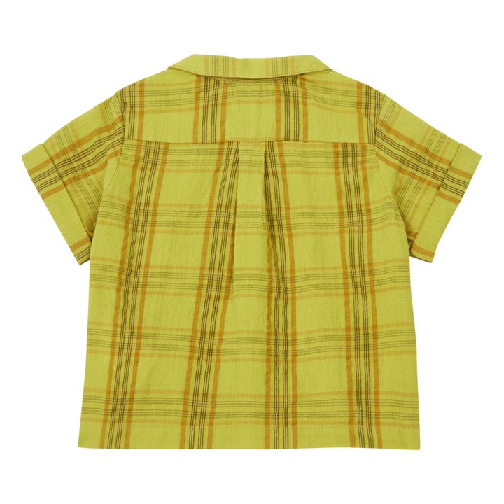 Biagio Checked Shirt Ocker- Produktbild Nr. 1