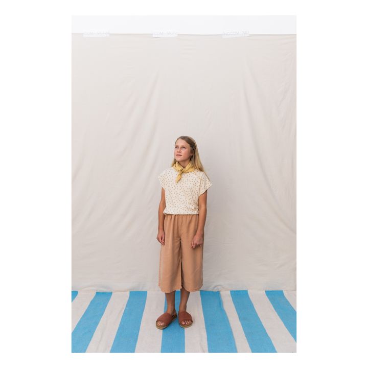 Organic Cotton Bee T-shirt Beige- Produktbild Nr. 1