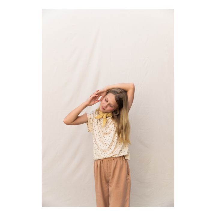 Organic Cotton Bee T-shirt Beige- Produktbild Nr. 2