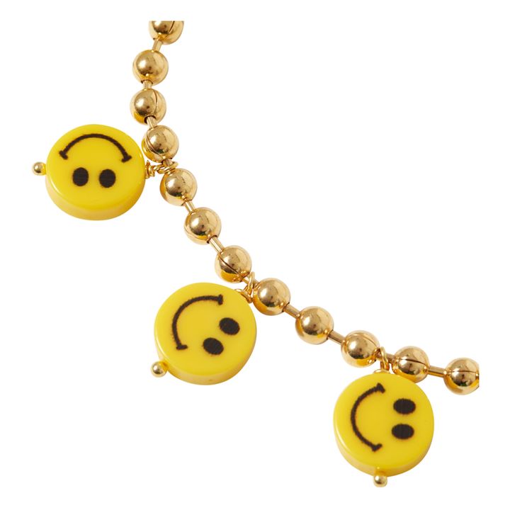 Bracelet de Cheville Smiley Doré- Image produit n°2