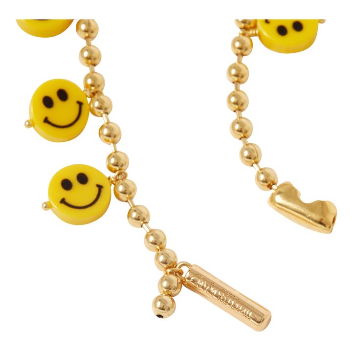 Bracelet de Cheville Smiley Doré- Image produit n°3