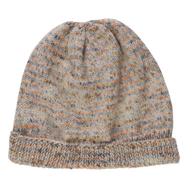 Valter Merino Wool Knitted Beanie | Gris Jaspeado- Imagen del producto n°0