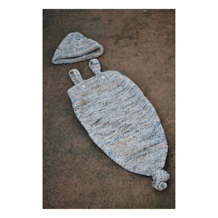 Bento Organic Cotton Knitted Newborn Set | Gris Jaspeado- Imagen del producto n°1