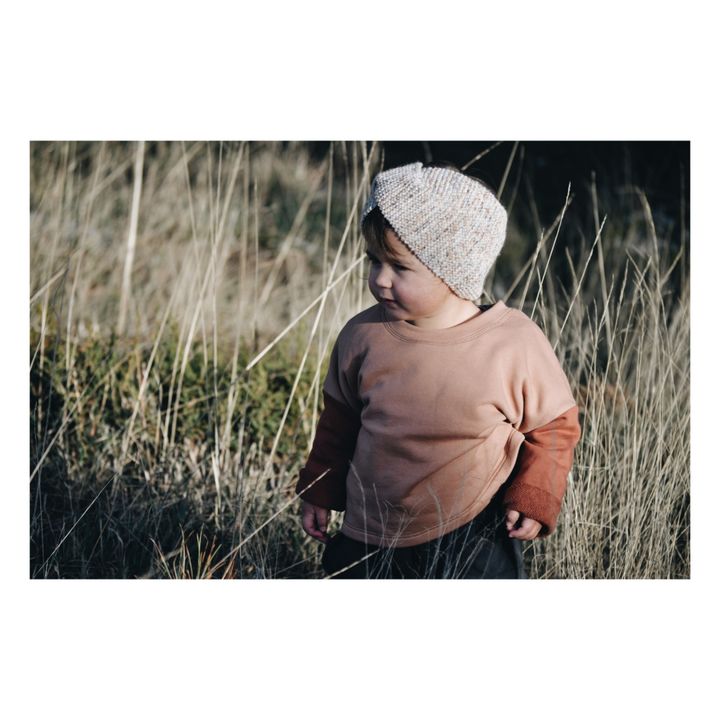 Eduardo Organic Cotton Sweatshirt | Beige- Imagen del producto n°1