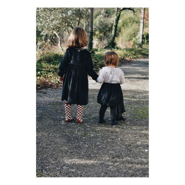Juliana Organic Cotton Dress | Schwarz- Produktbild Nr. 3