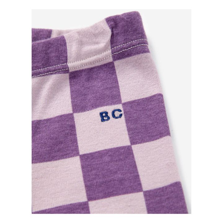Legging Carreaux - Fun Capsule | Mauve- Image produit n°3