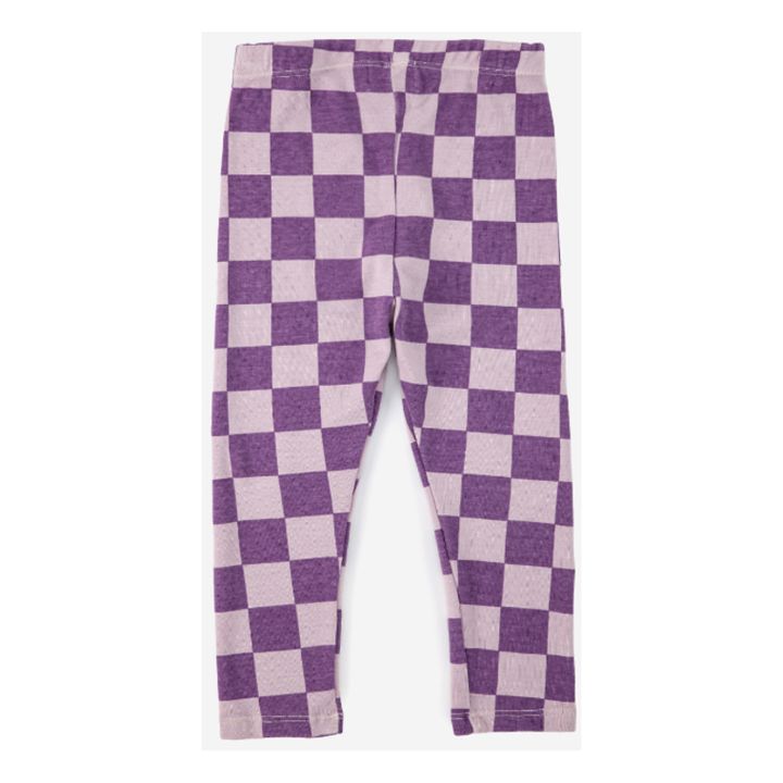 Checked Leggings - Fun Capsule | Mauve- Product image n°4