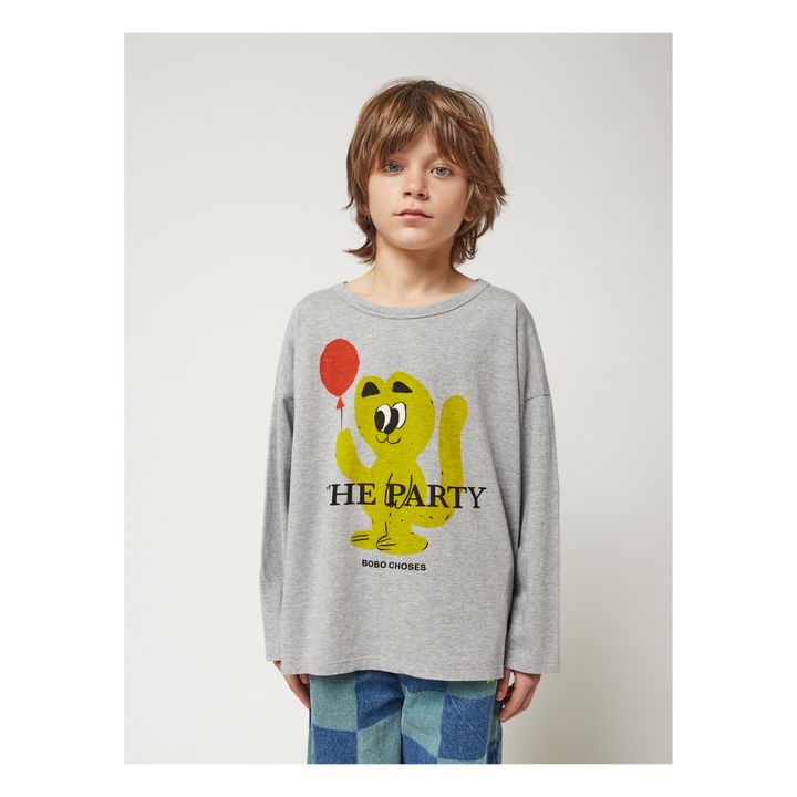 T-Shirt Chat - Fun Capsule | Gris- Image produit n°2