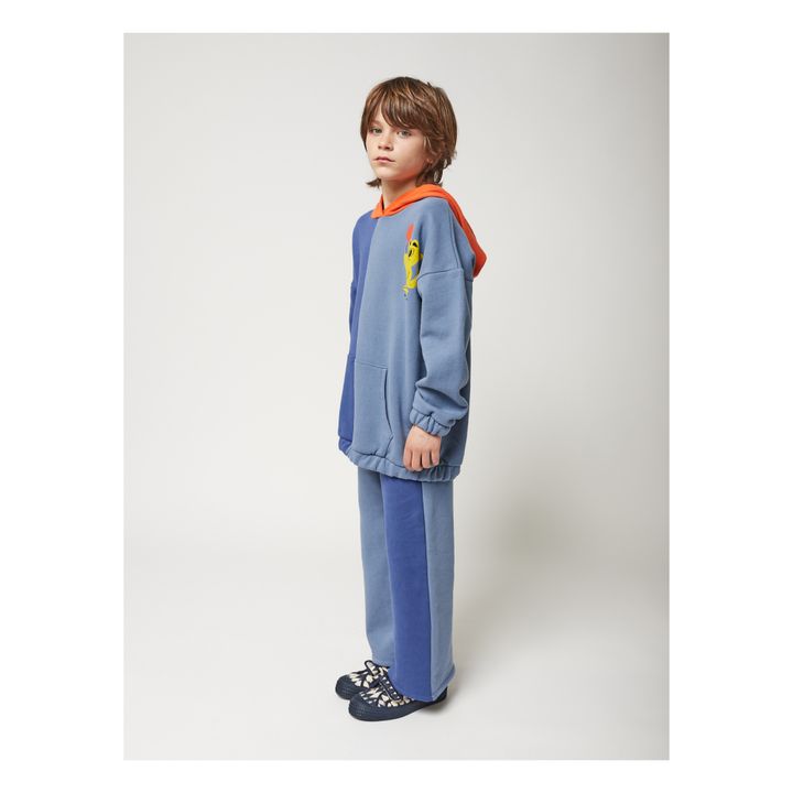 Organic Fleece Trousers - Fun Capsule | Azul- Imagen del producto n°2