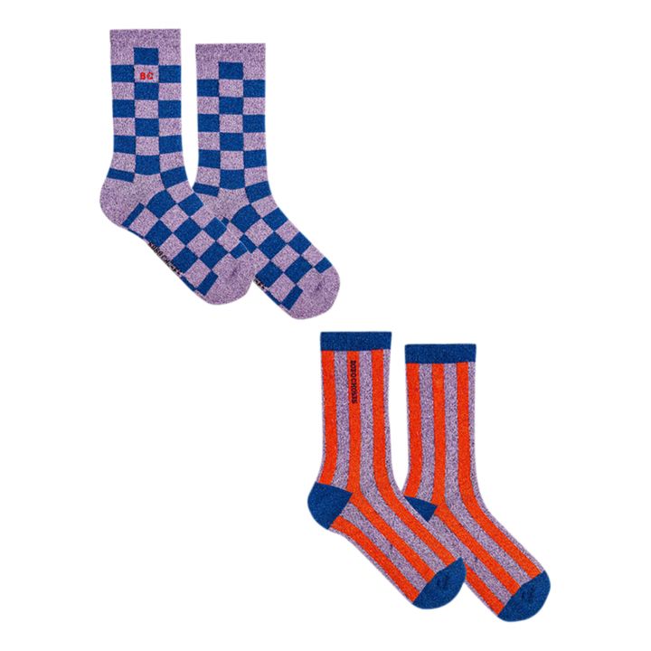 Set 2 paires Chaussettes - Fun Capsule | Bleu- Image produit n°0