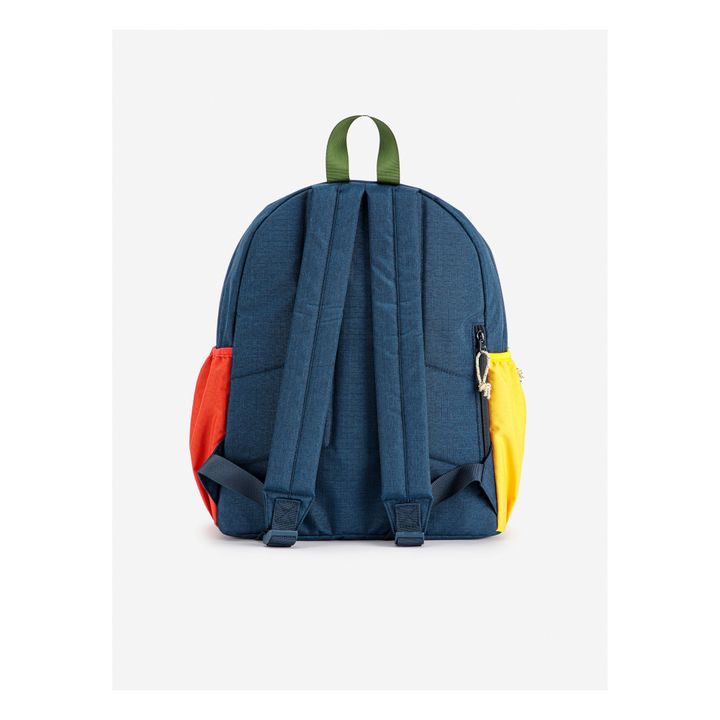Recycled Polyester Colourblock Backpack Navy blue- Product image n°6