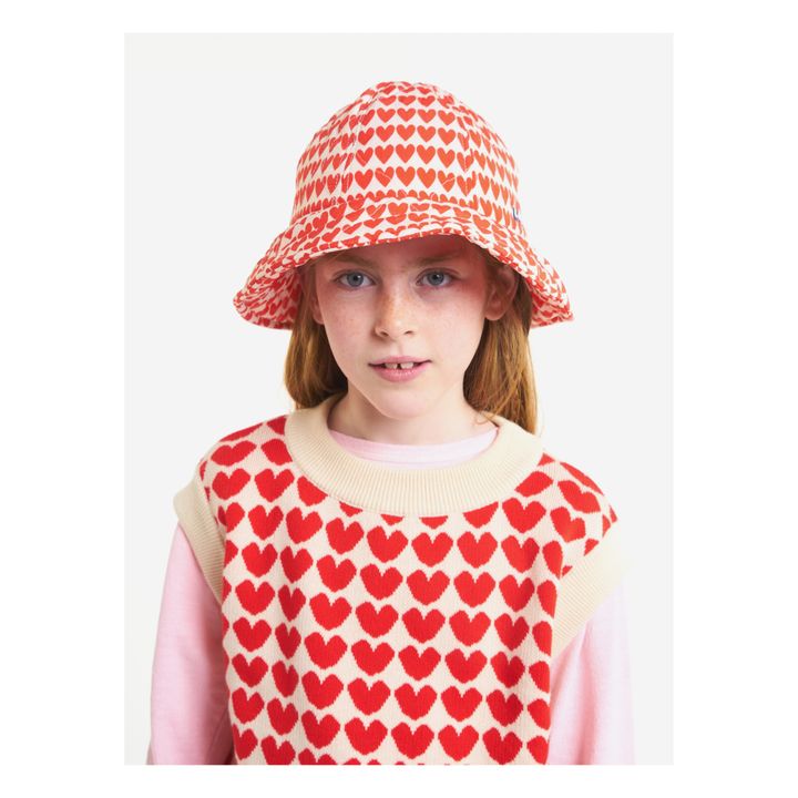 Chapeau Cœurs | Rouge- Image produit n°2