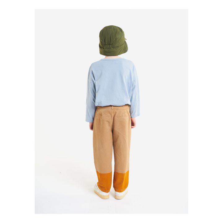 Pantalon Coton Responsable Bicolore Camel- Image produit n°3