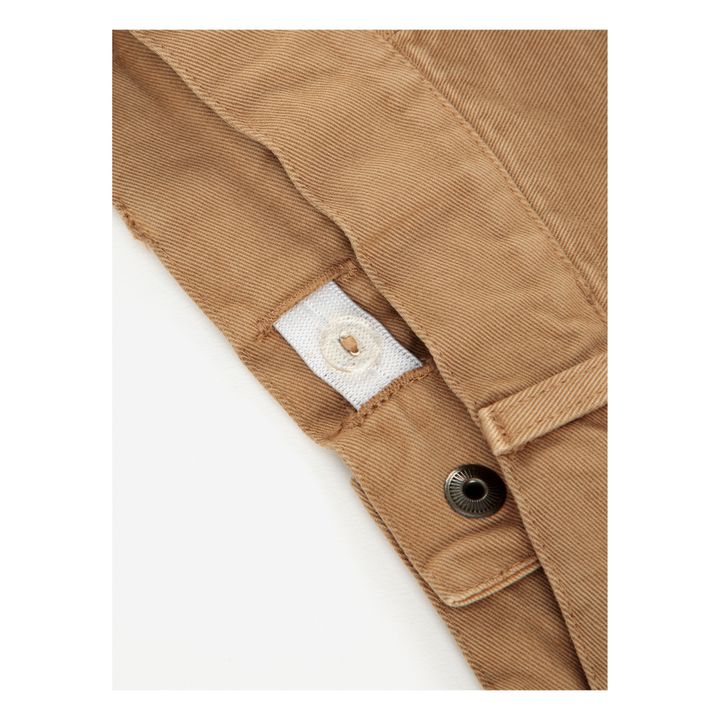 Pantalon Coton Responsable Bicolore Camel- Image produit n°6