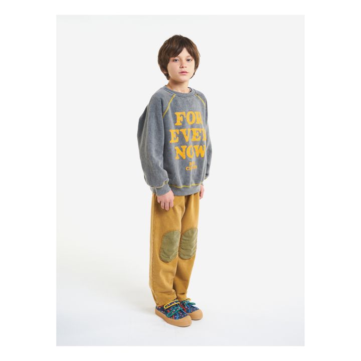 Sweatshirt aus Bio-Baumwolle "Forever Now" | Grau Meliert- Produktbild Nr. 3