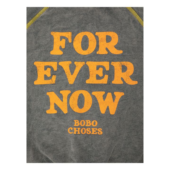 Sweatshirt aus Bio-Baumwolle "Forever Now" | Grau Meliert- Produktbild Nr. 6