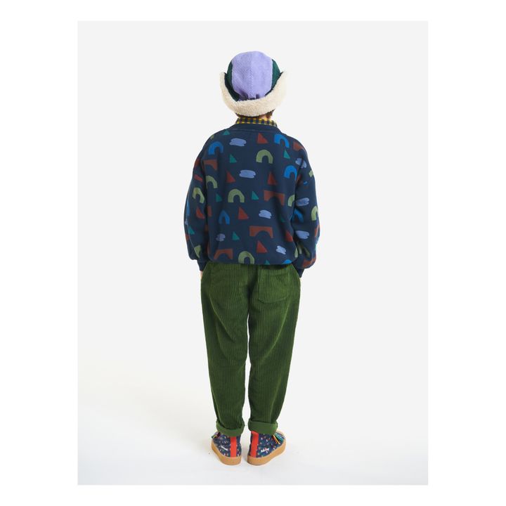 Organic Cotton Playful Sweatshirt | Midnight blue- Product image n°4