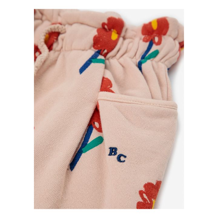 Jogger Coton Bio Fleurs | Rose pâle- Image produit n°5