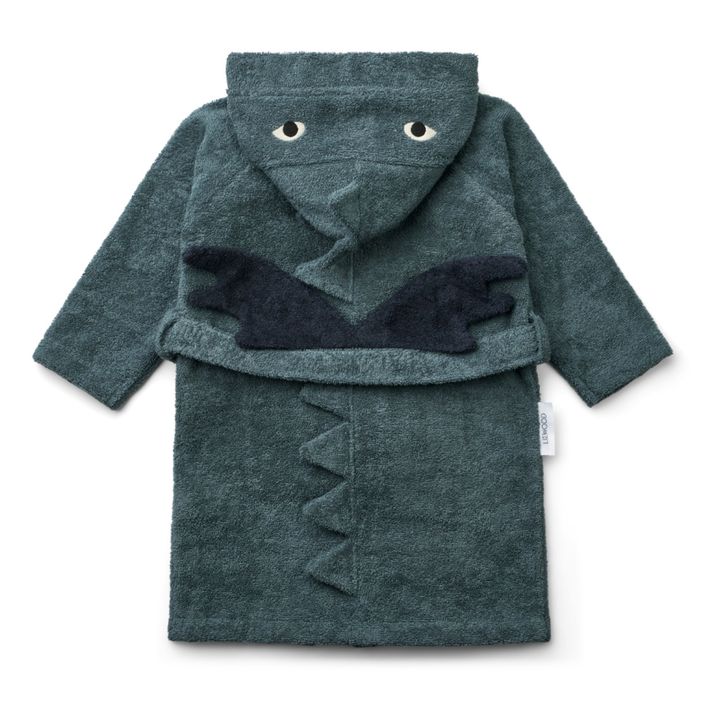 Peignoir Lily en éponge de coton bio | Bleu- Image produit n°2
