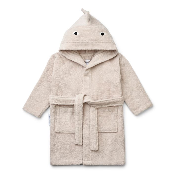 Peignoir Lily en éponge de coton bio Sable- Image produit n°0