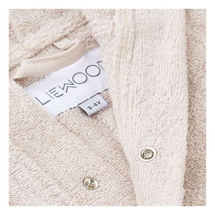 Lily Organic Terry Cloth Bathrobe | Sand- Product image n°1
