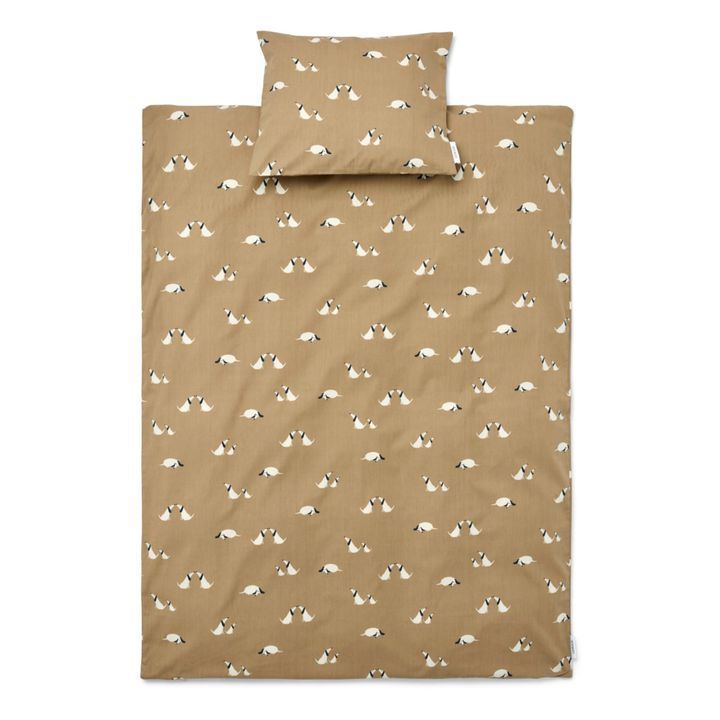 Organic Cotton Bedding Set | Beige- Imagen del producto n°1