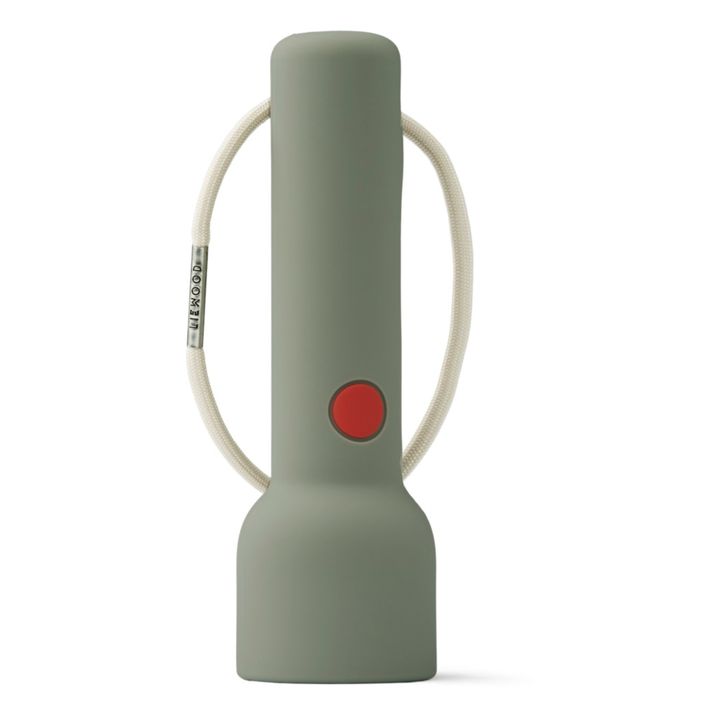 Lampe torche Gry en silicone | Vert de gris- Image produit n°0