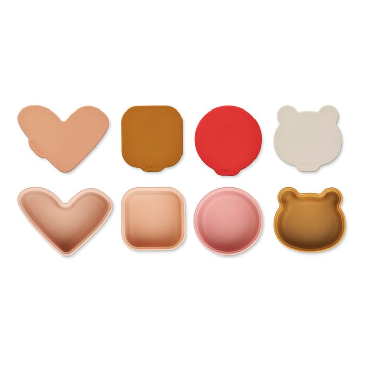 Mini bols Toto en silicone-set de 4 Rose- Image produit n°2