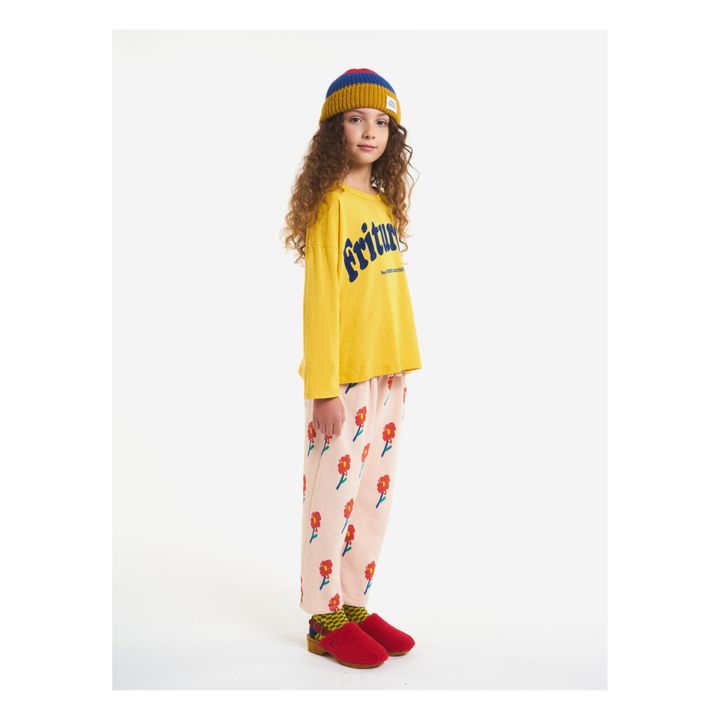 T-Shirt in cotone bio "Friturday" | Giallo- Immagine del prodotto n°4