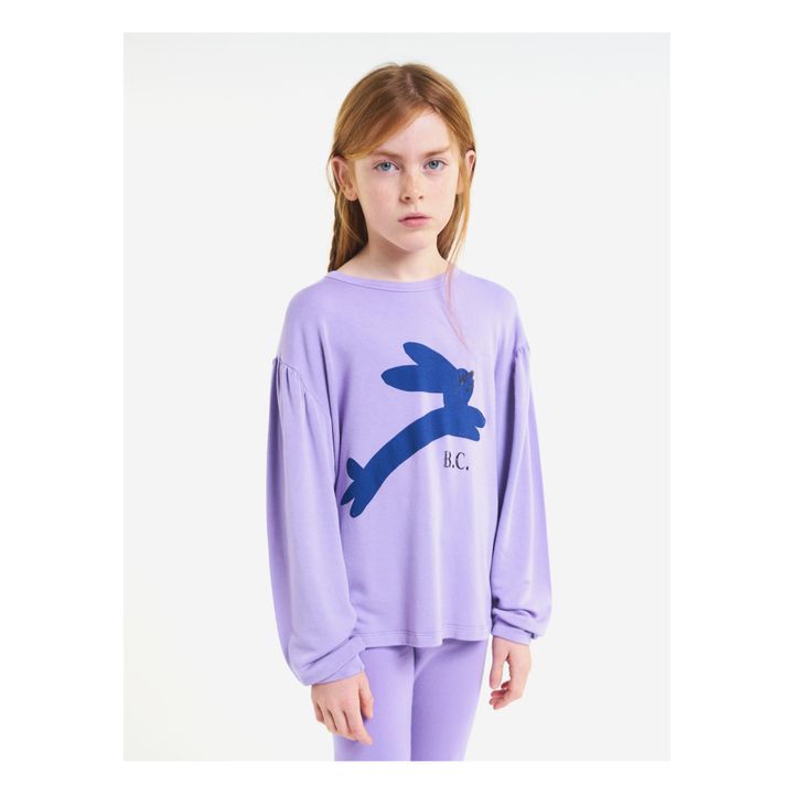 Balloon Sleeve Rabbit T-shirt Malva- Imagen del producto n°1