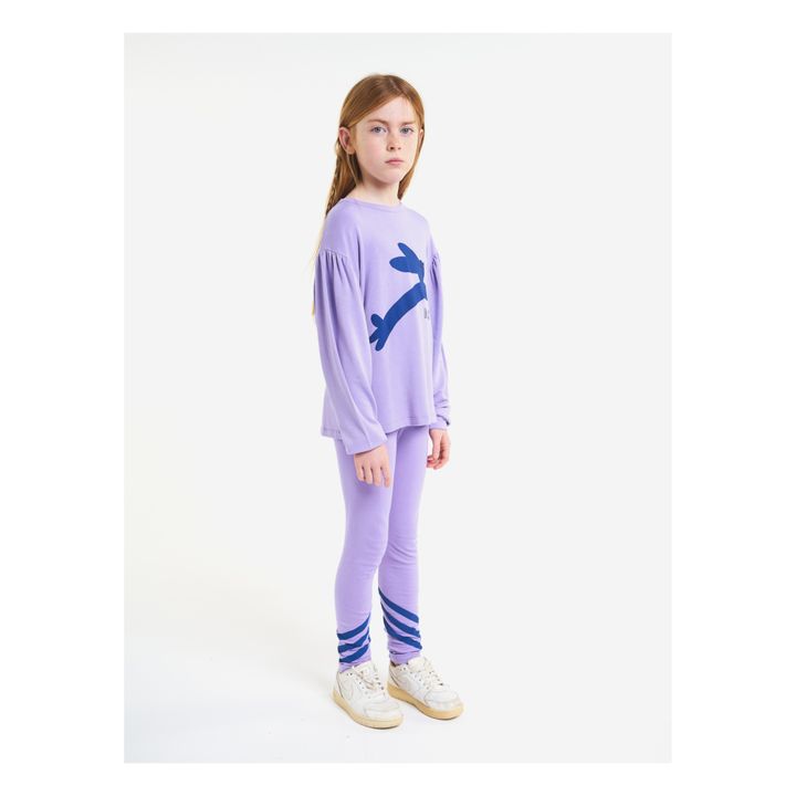 Balloon Sleeve Rabbit T-shirt Malva- Imagen del producto n°3