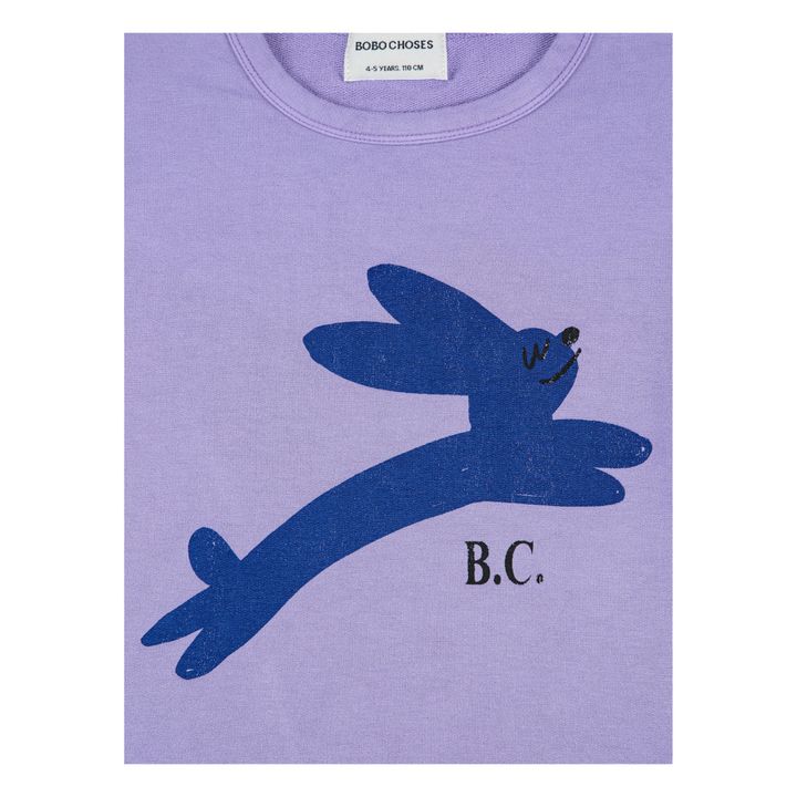 Balloon Sleeve Rabbit T-shirt Malva- Imagen del producto n°5